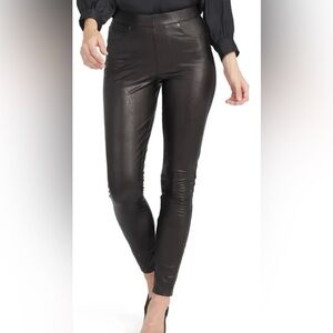 Spanx faux vegan leather leggings